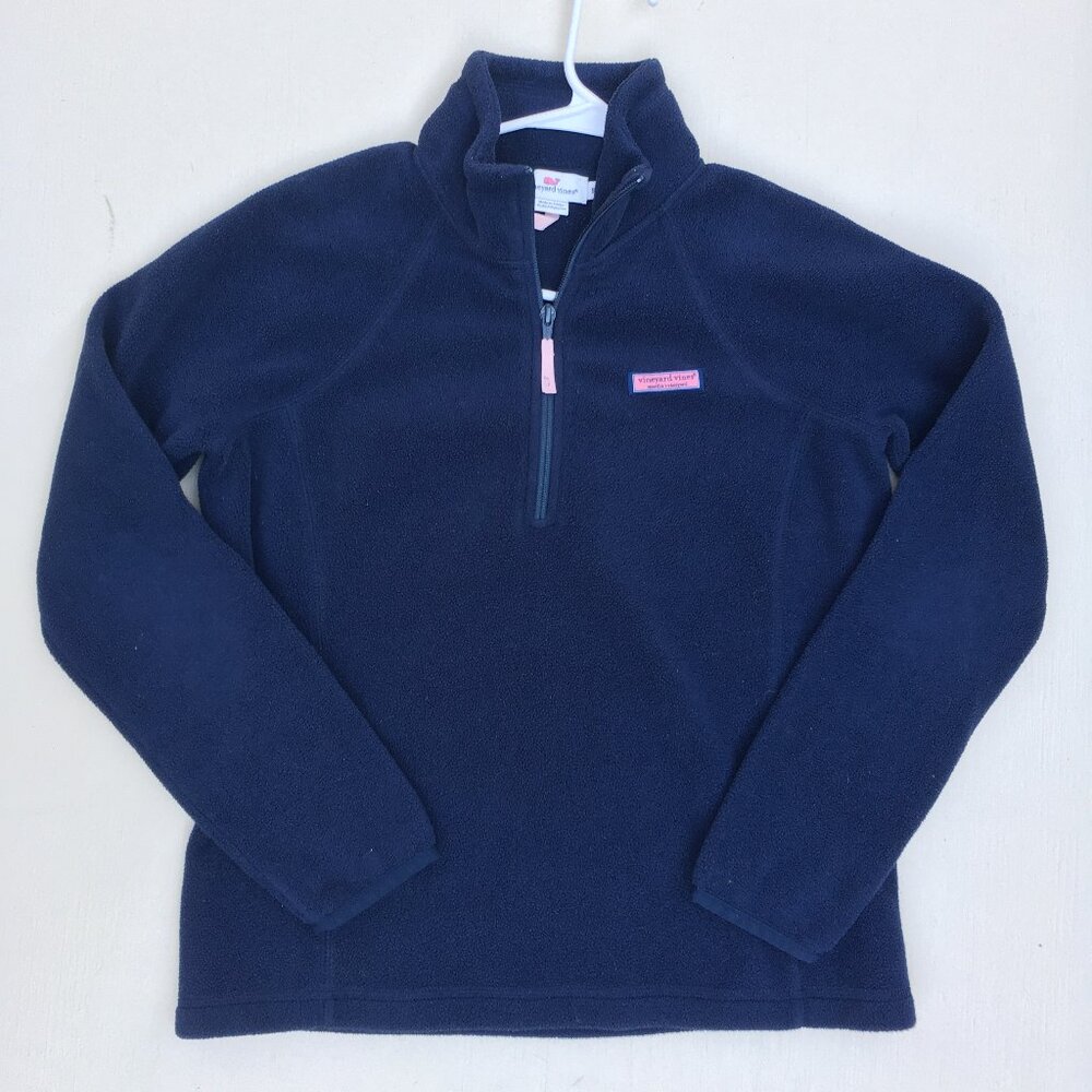 vineyard vines women's small blue fleece
